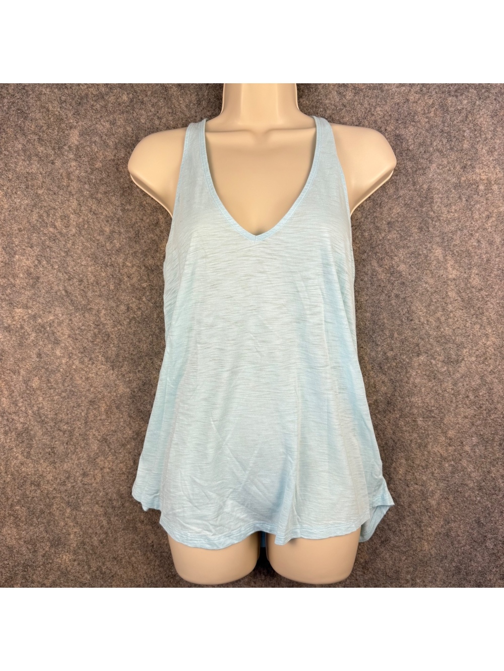 Lilly Pulitzer Minka Tank Top Pool Light Aqua Blue Size Small 803